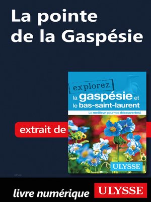 cover image of La pointe de la Gaspésie